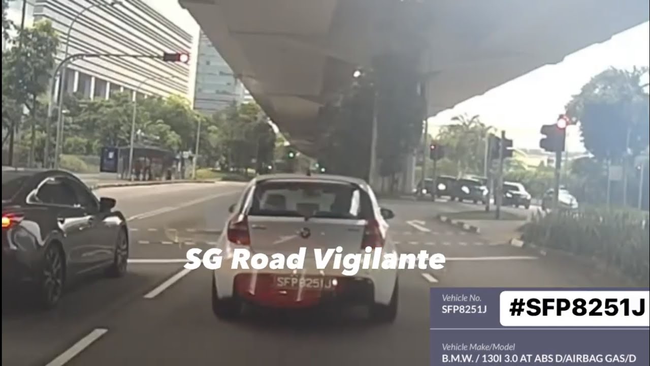 8apr2023 pasir panjang road #SFP8251J bmw 130 fail to conform to red ...