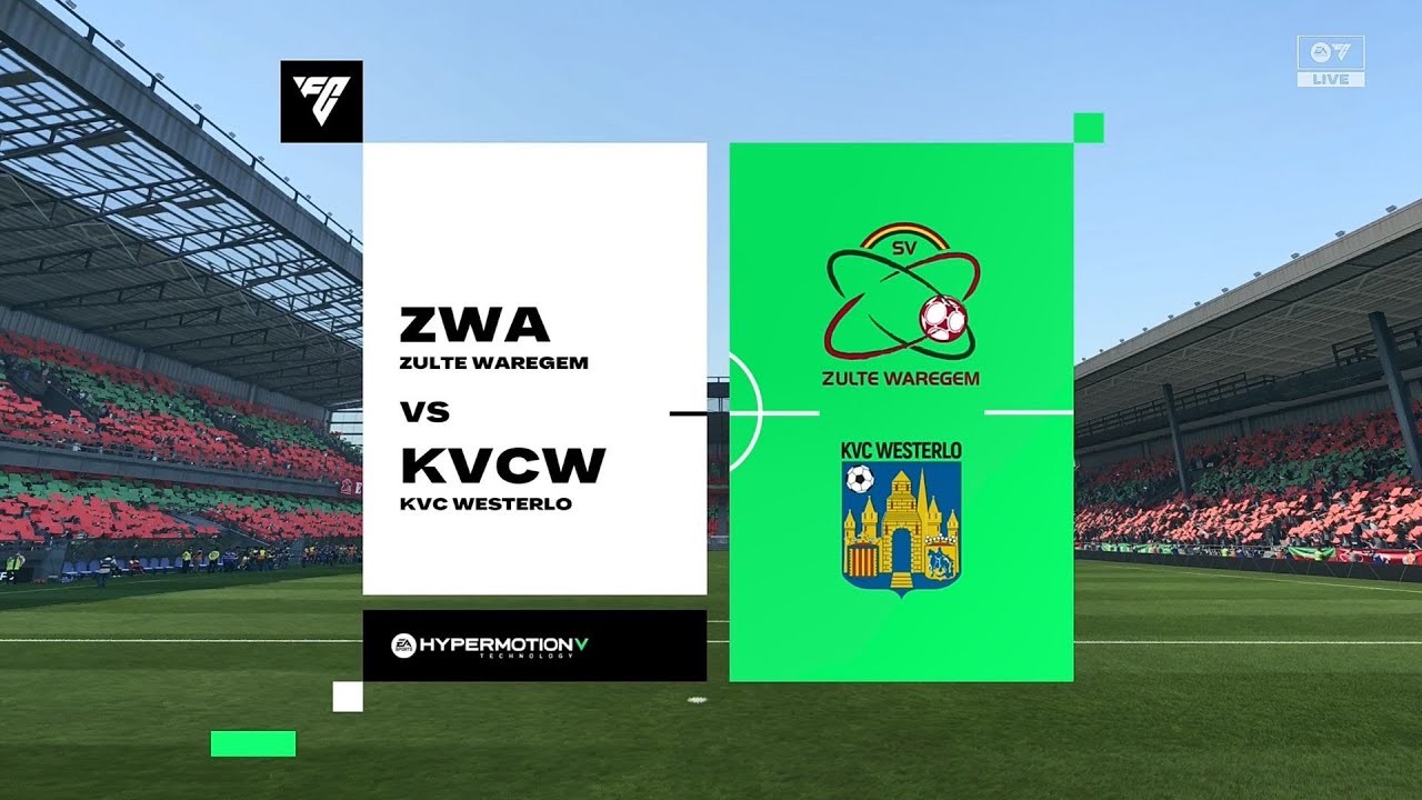 EA Sports FC 26 | Waregem vs Westerlo - Jupiler Pro League | Gameplay PS5