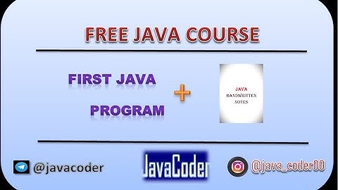 Basic Structure of a Java Program: Understanding our First Java Program || JavaCoder