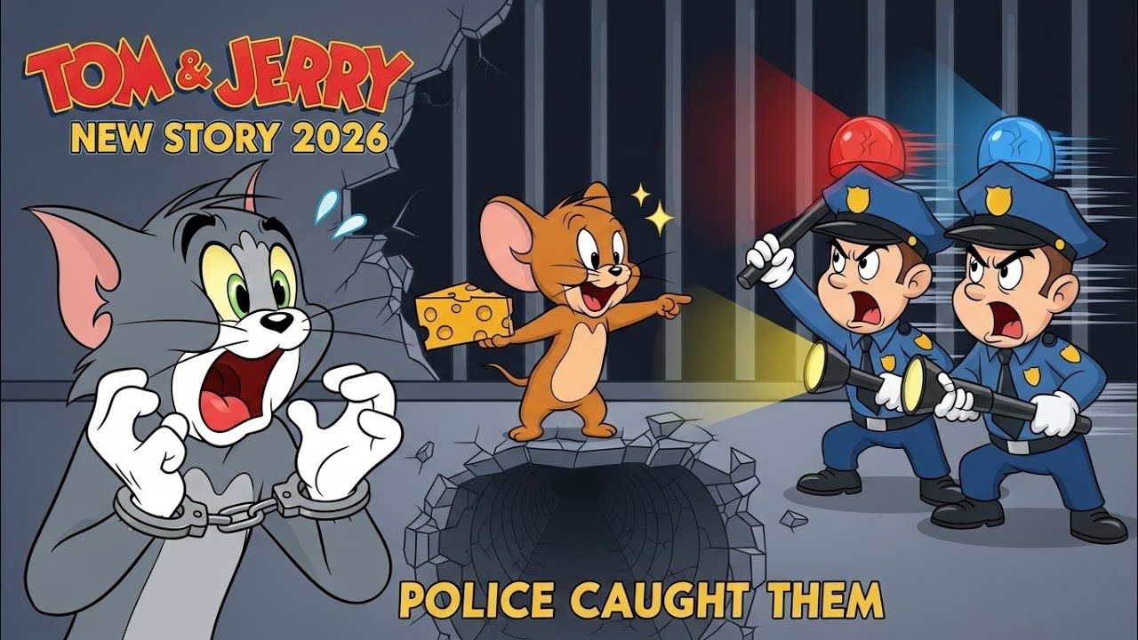 🔥 Tom & Jerry Got Arrested 😱 | Jerry’s Biggest Mistake!tom vs jerry||2danimation