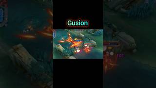 Gusion Burst Damage Is Insane  #MLBBCreator #MLBBNinja