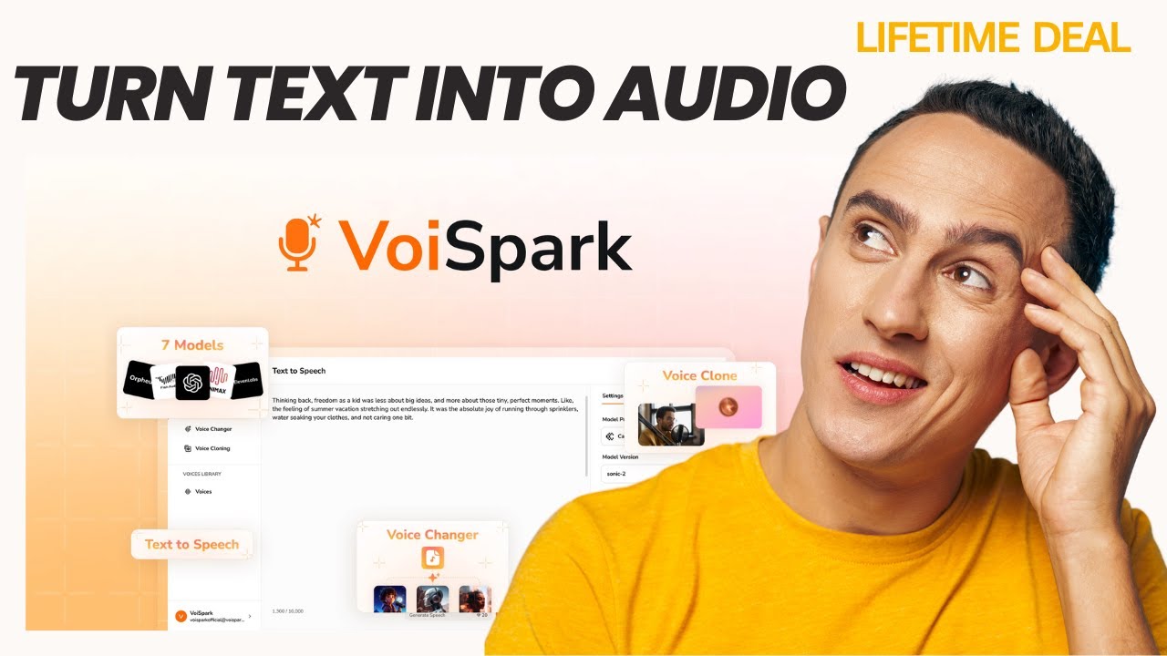 VoiSpark Lifetime Deal – Turn Text into Pro AI Voiceovers