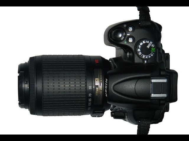 Nikon D5000 and 55-200 VR kit lens - hands on review - YouTube