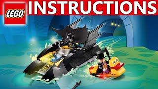 How To Build Lego 76158 Batboat The Penguin Pursuit Lego Dc Instructions