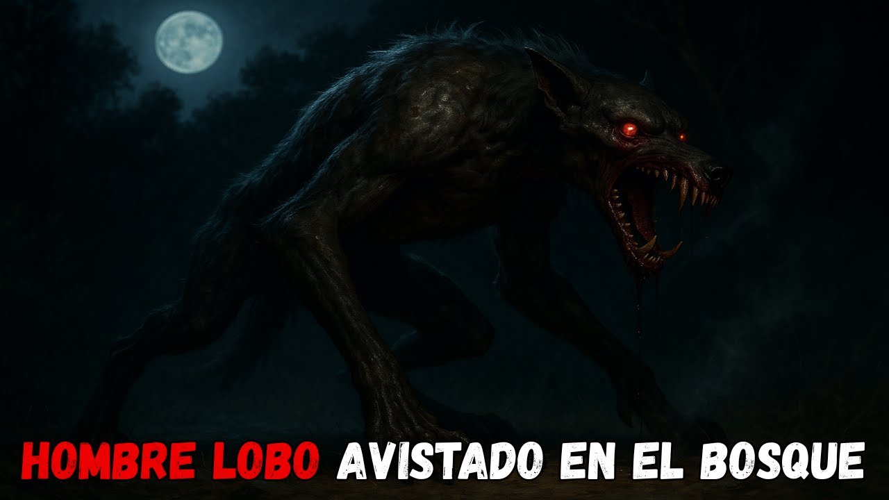 Los secretos que guarda el bosque, un hombre lobo fue visto cuando estaba cazando armadillos