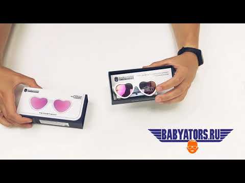Детские солнцезащитные очки Babiators Blue Series Polarized Hearts. Влюбляшка (The Sweetheart)