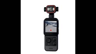 D2 Handheld Vlog Camera, 4K Outdoor Sports Video Recorder with Rotatable Lens, Built-in Fill Light