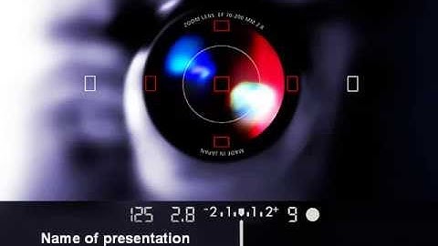 Photo Shooting PowerPoint Template by PoweredTemplate.com