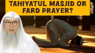 Pray tahiyatul masjid or fard salah when I enter the masjid? #Assim #assimalhakeem assim al hakeem
