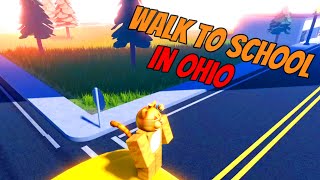 ROBLOX Walk to school in Ohio (All Stages)