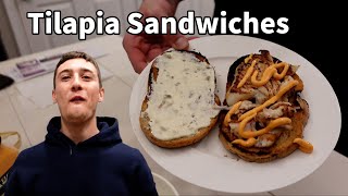 Cooking Tilapia Sandwiches with Buzzy