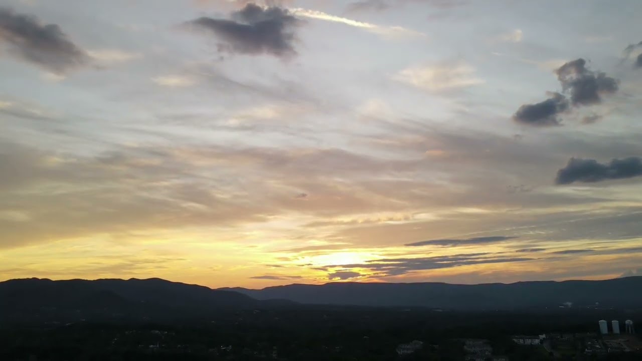 Sunrise over the lake