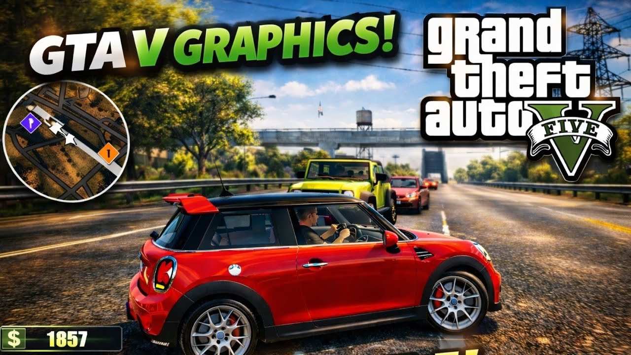 GTA 5-Like Graphics?! 😲 Realistic Open World Driving Gameplay 🔥 