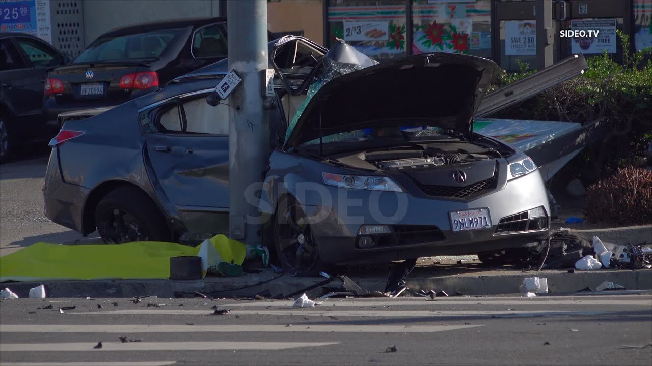 Two Pedestrians Struck And Killed Following Major Crash - YouTube