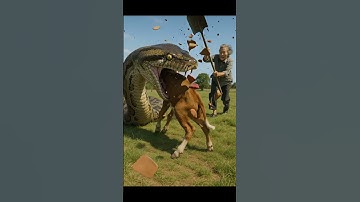 Elderly Woman vs Giant Python | 老婆 vs 巨大ニシキヘビ | 노년 여성 vs 거대한 비단뱀 | 年長婦人對巨蟒