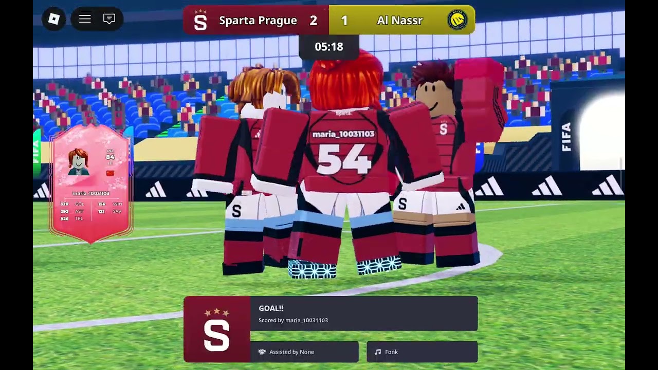 SLS：“revenge”I lost the first game, and I'll get my revenge in the second.#roblox #fifasupersoccer 