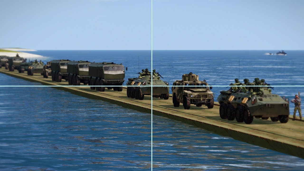 Ukraine's Naval Defense Division STRIKE Russian Convoy Just Crossing Pontoon Bridge