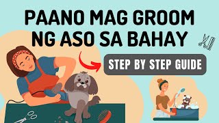 PAANO MAG GROOM NG ASO SA BAHAY | Step by Step Guide | Munting Kennel by Munting Kennel 9,038 views 1 year ago 14 minutes, 4 seconds