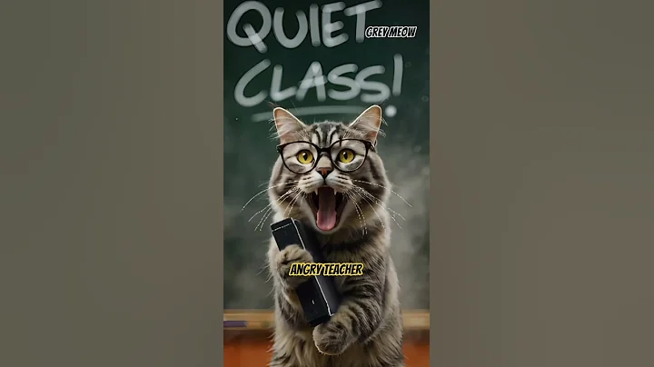 Watch the video about Grey cat has many mouse students #greycat #funny #fyp #shorts