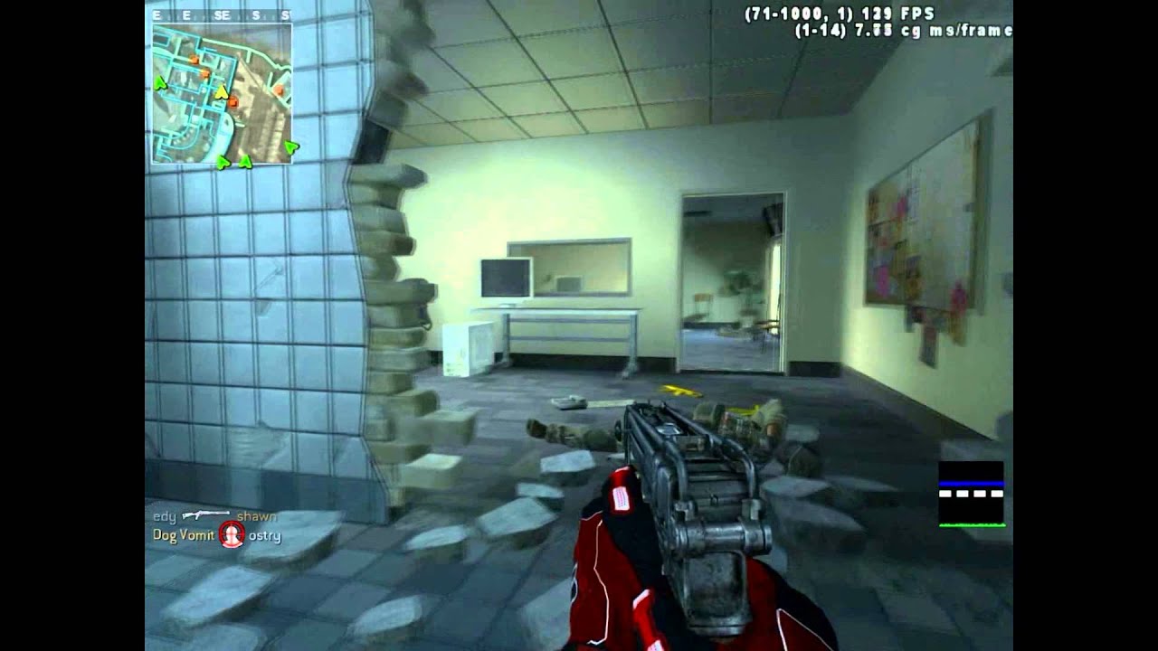 CoD4 gameplay with custom skins