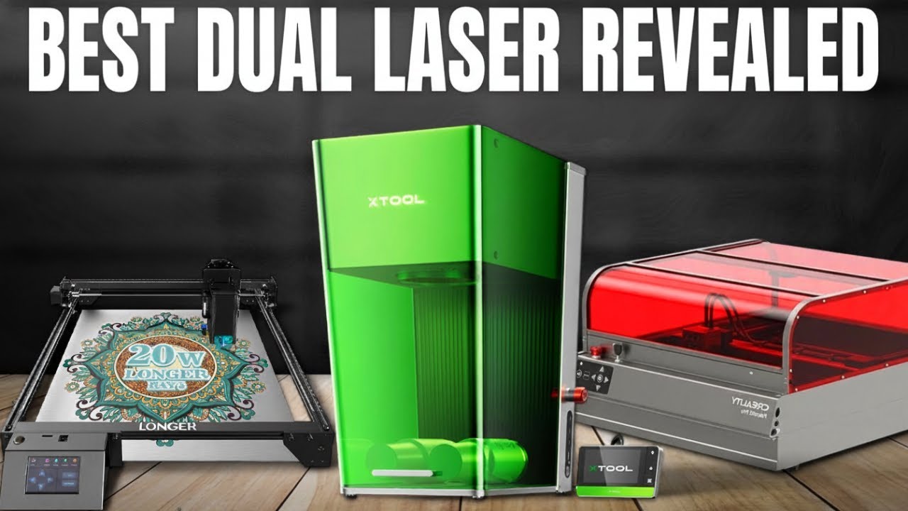 5 лучших двухлазерных граверов 2025 года | Обзор лучшего устройства «всё в одном»