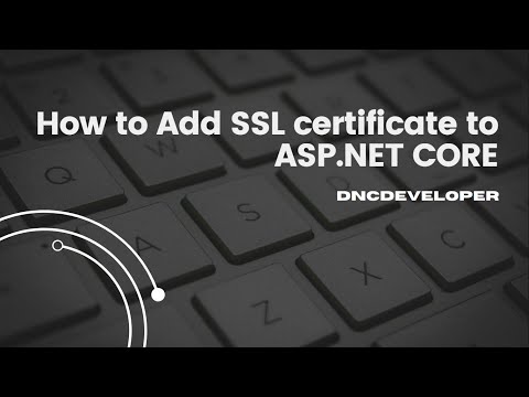 Видео: Как включить сертификат SSL в Visual Studio?