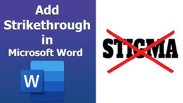 How to add strikethrough in Microsoft Word 2021 | How to cross out text in word document