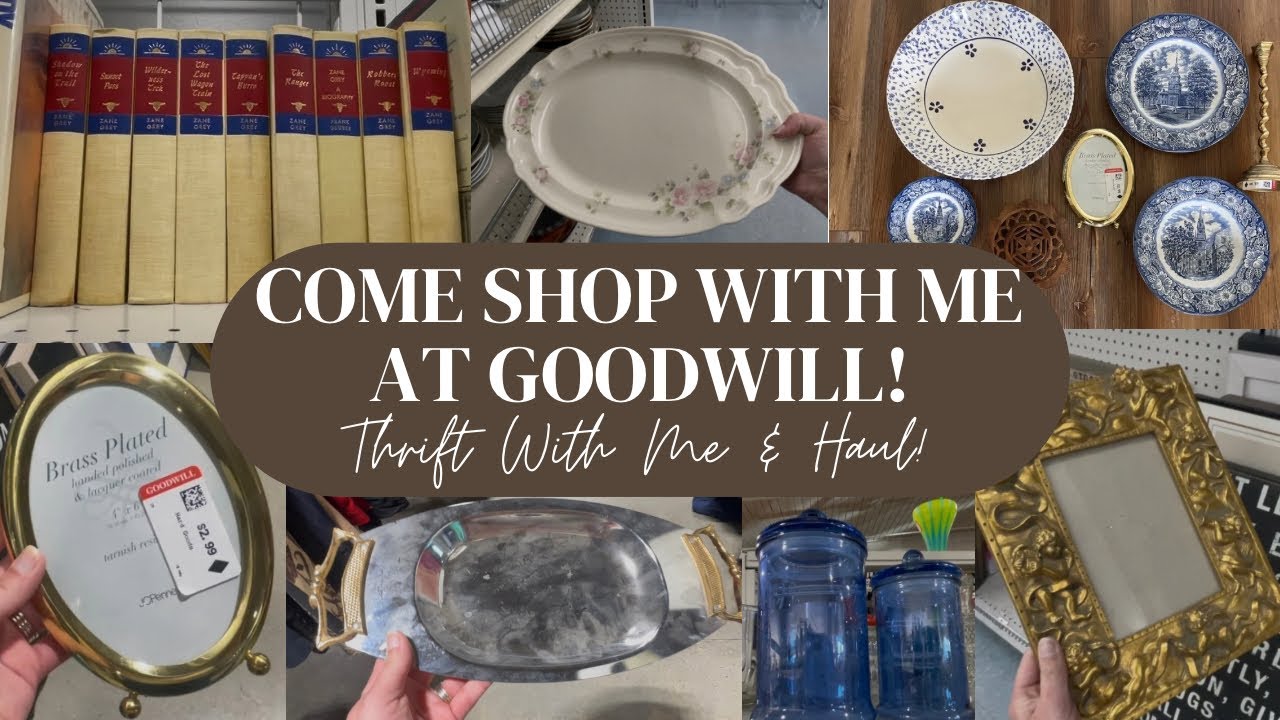 Goodwill Thrift With Me & Haul! Thrifted Home Decor Finds! - YouTube