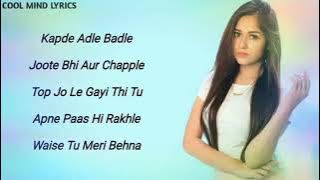 Yaara teri meri yaari | Female Version Full song (lyrics)  Happy Friendship day| Jannat Zubair