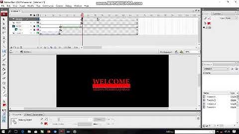 Tutorial Membuat Opening Adobe Flash CS3 Simple