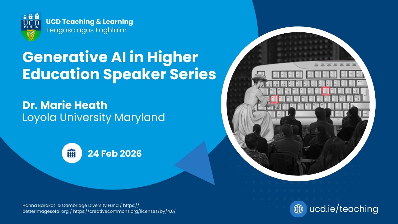 Generative AI in Higher Education Speaker Series: Dr Marie Heath