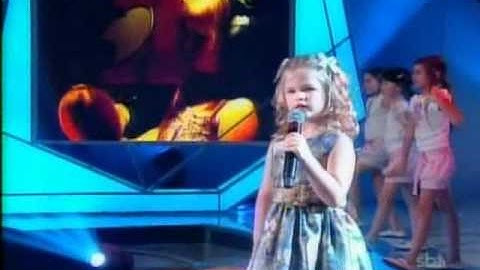 Fabiana Moneró canta Ben (Eu e as crianças-Programa Raul Gil.