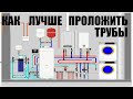 КАК ЛУЧШЕ ПРОЛОЖИТЬ ТРУБЫ В КОТЕЛЬНОЙ!!!