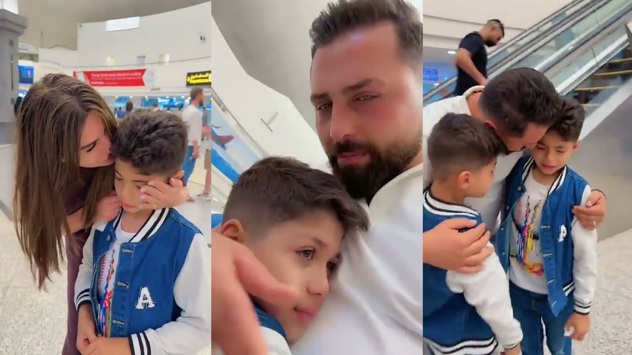 لحظة وداع احمد وايهم💔 مؤثر جدا