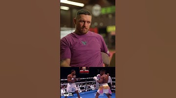 Oleksandr Usyk watches back Anthony Joshua