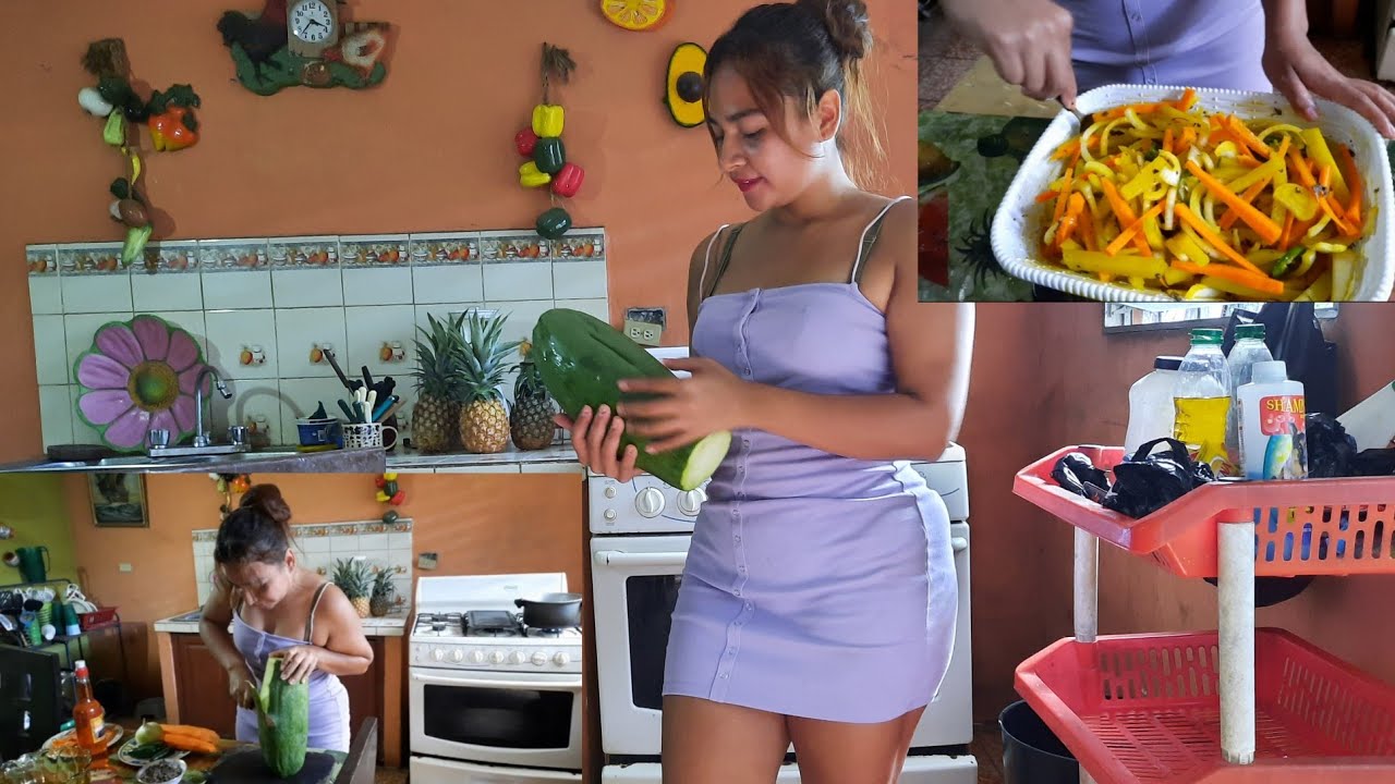Haciendo Curtido de Papaya verde YouTube