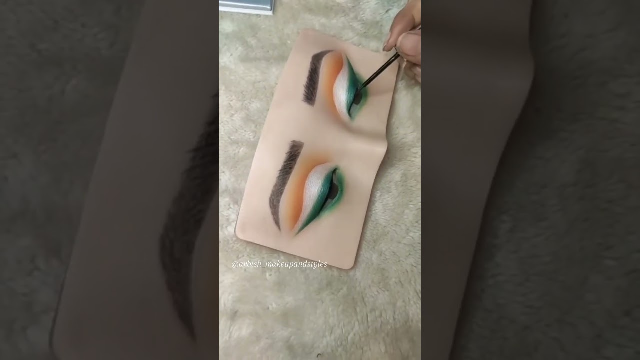 Tiranga eye makeup | independence day eye makeup look 