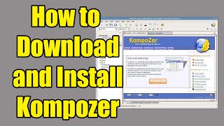 kompozer install