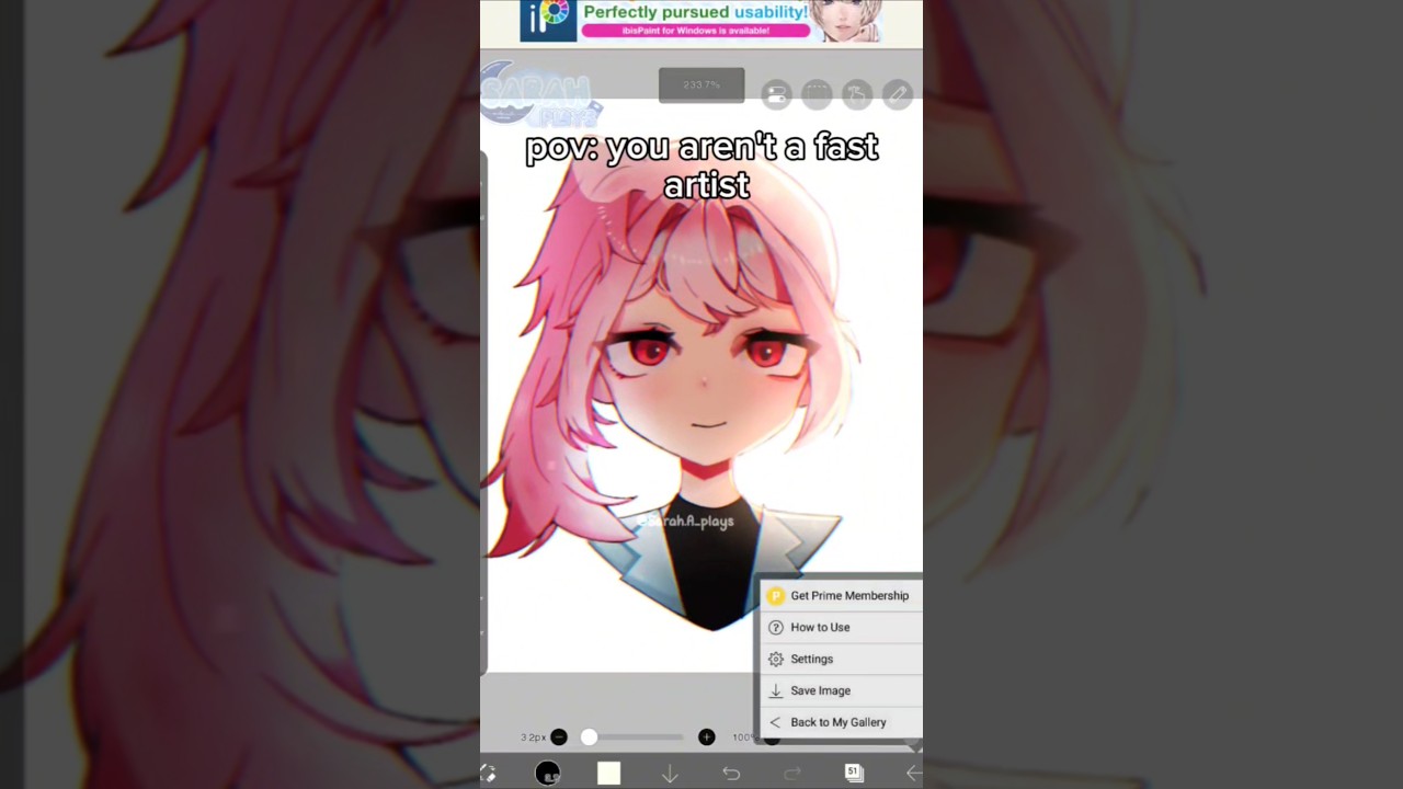 Pov: you are a slow artist|