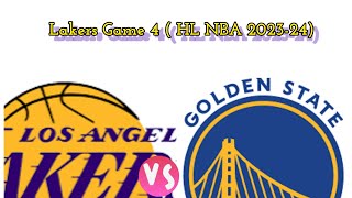 Curry explodes, lead the Warriors VS LAL  [LA At GSW] NBA Hoop League Season 2023-24 GM 4