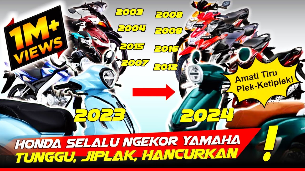 GAK PUNYA MALU❗HONDA SELALU MENGEKOR DESIGN MODEL YAMAHA❓
