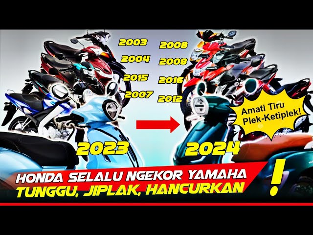 GAK PUNYA MALU❗HONDA SELALU MENGEKOR DESIGN MODEL YAMAHA❓ class=