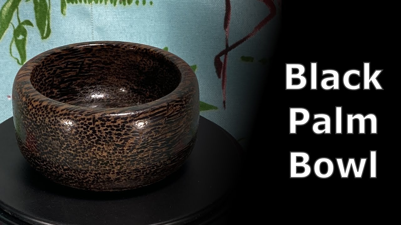 2217 Woodturning Black Palm YouTube