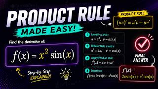Product Rule Made Easy Derivative Of X2Sinx Product Rule