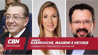 Debate com candidatos à presidência da OAB/MS (12/11/2018)