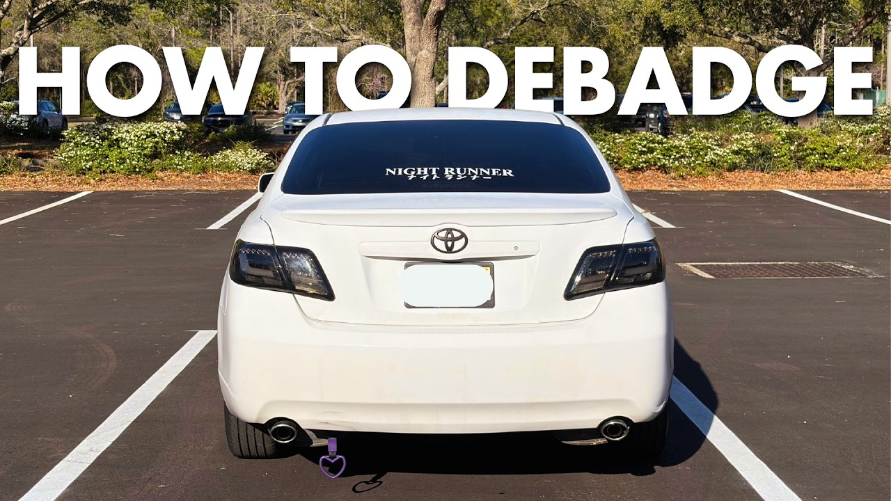 How to remove the emblems on your car (Debadge) - YouTube