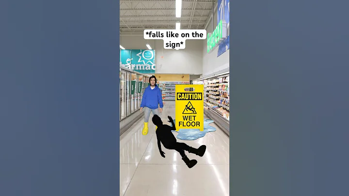 When The Caution Sign Guy Is Always Getting Hurt 🤣 #shorts #relatable