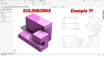 SolidWorks Tutorial – Example 11 | Simple 3D Modeling for Beginners
