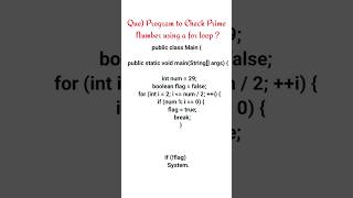 How to find prime number in java।।prime number in java।।program to find the prime number in java।।