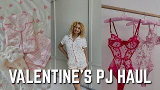 Valentines Pajama Try On Haul Cute Loungewear Sets From Shein
